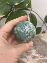 Load image into Gallery viewer, Amazonite x Smokey Quartz Sphere #46
