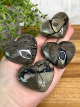 Load image into Gallery viewer, Volcanic Agate Hearts
