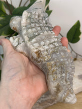 Load image into Gallery viewer, XXL Moss Agate Crocodile
