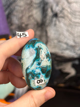 Load image into Gallery viewer, Malchite x Chrysocolla Shiva Lingams *Choose Your Own*
