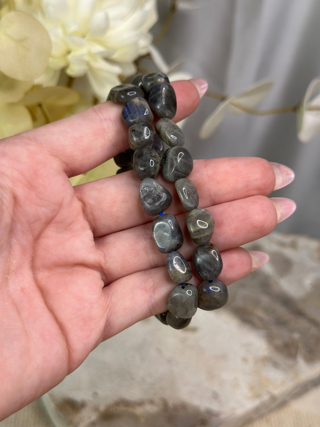 Labradorite Tumbled Bracelets