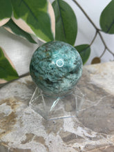 Load image into Gallery viewer, Amazonite x Smokey Quartz Sphere #46
