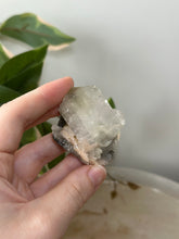 Load image into Gallery viewer, Glassy Green/Black Apophyllite Cubes~Peach Stillbite~Black/Silver Chalcedony Specimen #30
