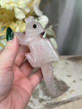 Load image into Gallery viewer, Rose Quartz Dragon Carving
