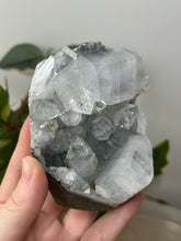 Load image into Gallery viewer, Glass Apophyllite~Red Heulandite~Sugary Blue/Silver Chalcedony Cluster #124
