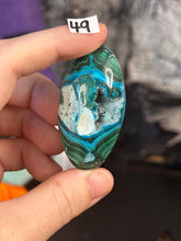 Load image into Gallery viewer, Malchite x Chrysocolla Shiva Lingams *Choose Your Own*
