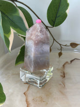 Load image into Gallery viewer, Flower Agate x Pink Amethyst Tower #22

