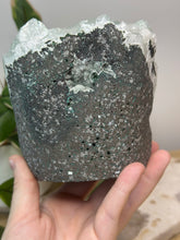 Load image into Gallery viewer, Glass Green Apophyllite + Snowballs #248
