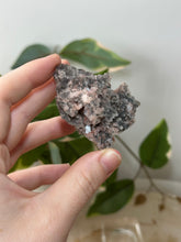 Load image into Gallery viewer, Crystallised Apophyllite~Tiny Peach Stillbite Petals~Pink/Red/Coral/Green Chalcedony Specimens #29
