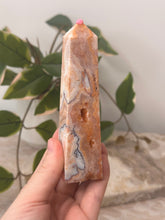 Load image into Gallery viewer, Pink Crazy Lace Agate Tower #64

