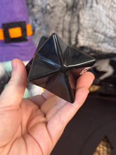 Load image into Gallery viewer, Black Obsidian Merkaba #28
