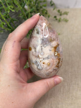 Load image into Gallery viewer, Pink Amethyst x Flower Agate Tear Drop #58
