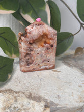 Load image into Gallery viewer, Pink Crazy Lace Agate Domino #42C

