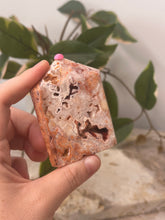 Load image into Gallery viewer, Pink Crazy Lace Agate Domino #42B
