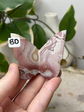 Load image into Gallery viewer, Pink Picture Jasper 3D Butterfly~ BD
