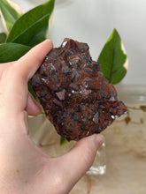 Load image into Gallery viewer, Alien Amethyst~Shimmery Deep Red/Purple Amethyst with Hematite Inclusions Cluster #59
