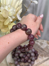 Load image into Gallery viewer, XL Madagascan Rose Quartz Beaded Bracelets
