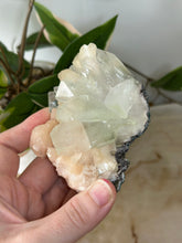 Load image into Gallery viewer, Glass Green Apophyllite~Peach Stillbite~Pink/Green Chalcedony Specimen #96
