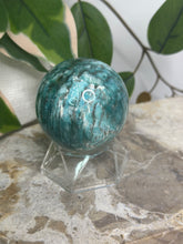 Load image into Gallery viewer, Amazonite x Smokey Quartz Sphere #58

