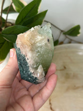 Load image into Gallery viewer, Glass Green/Pink Apophyllite~Peach Stillbite~Pink Chalcedony Natural DT #111
