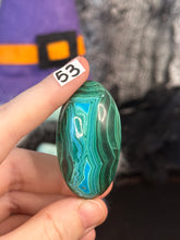 Load image into Gallery viewer, Malchite x Chrysocolla Shiva Lingams *Choose Your Own*
