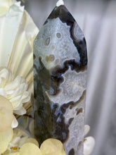 Load image into Gallery viewer, XXL Moss Agate Tower *Imperfect*
