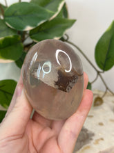 Load image into Gallery viewer, Ice Star Rose Quartz Palm With Hematoid Quartz and Pyrite Suns #66
