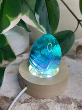 Load image into Gallery viewer, Rainbow Fluorite Egg #45F
