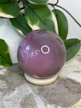 Load image into Gallery viewer, Pink Jelly Agate Sphere #120
