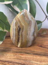 Load image into Gallery viewer, Yellow Crazy Lace Agate Flame #70B
