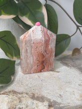 Load image into Gallery viewer, Pink Crazy Lace Agate Domino #46
