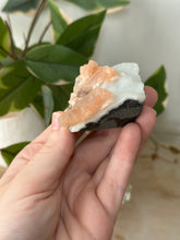 Load image into Gallery viewer, Sugary Peach Stillbite On Vibrant Blue Chalcedony Specimen #61
