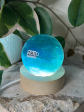 Load image into Gallery viewer, Imperfect Blue Fluorite Sphere IB3
