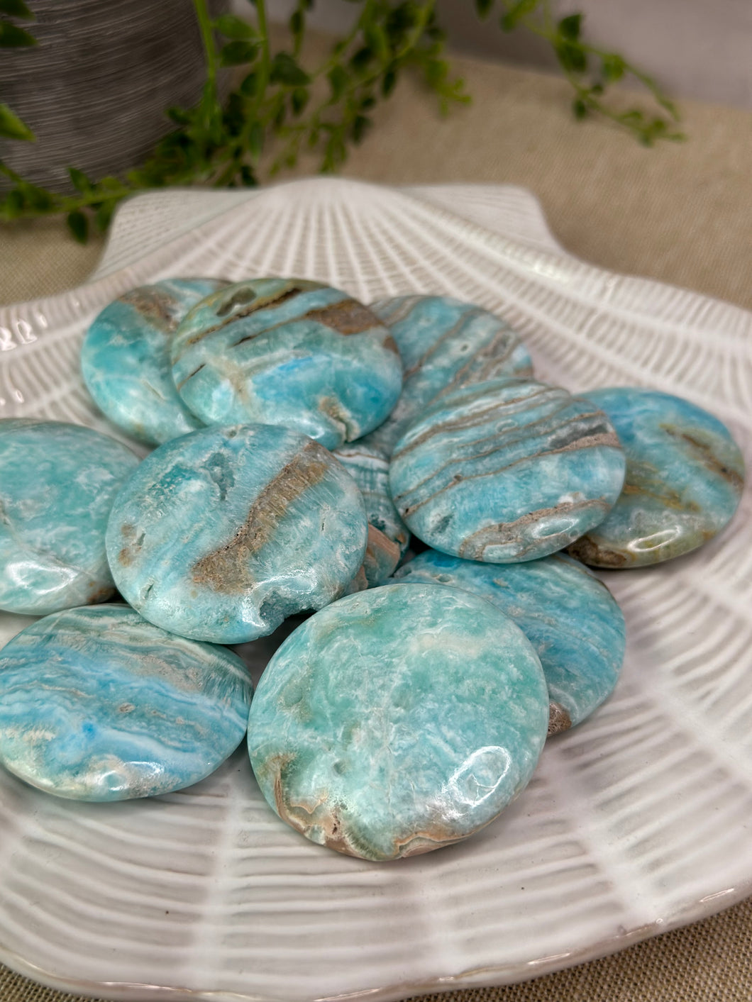 Blue Aragonite Flatstones