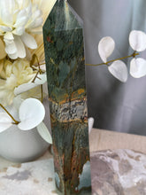 Load image into Gallery viewer, XL Picture Jasper With Dendritic Inclusions Tower
