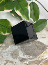 Load image into Gallery viewer, Imperfect Black Obsidian Cube #40
