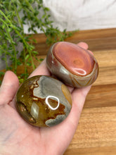 Load image into Gallery viewer, Polychrome Jasper Palmstones #18
