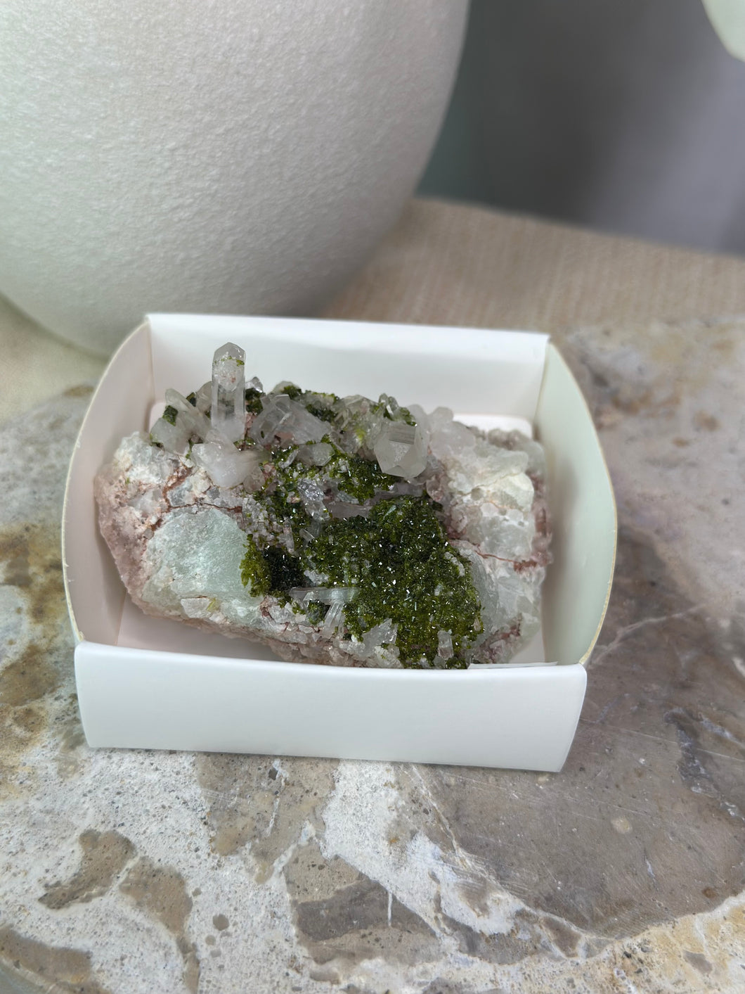 Prehnite x Epidote x Quartz Specimen #63