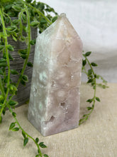 Load image into Gallery viewer, Pink Amethyst x Flower Agate Tower #78
