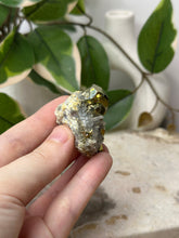 Load image into Gallery viewer, Iridescent Pyrite On Quartz Specimen #15B
