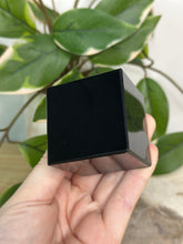 Load image into Gallery viewer, Imperfect Black Obsidian Cube #40
