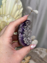 Load image into Gallery viewer, Purple Amethyst Sugar Druzy Egg #55
