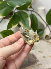 Load image into Gallery viewer, Iridescent Pyrite On Quartz Specimen #13A
