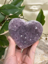 Load image into Gallery viewer, Cluster Amethyst Heart #94

