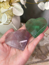 Load image into Gallery viewer, Fluorite Hearts #16
