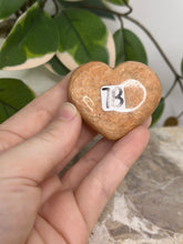 Load image into Gallery viewer, Peach Moonstone Heart #7
