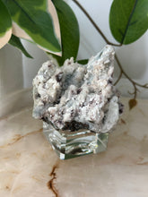 Load image into Gallery viewer, Crystallised Apophyllite~Tiny Peach Stillbite Petals~Pink/Red/Coral/Green Chalcedony Specimens #111
