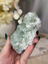Load image into Gallery viewer, Green Cubic Fluorite with Quartz Specimen #48
