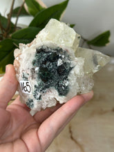 Load image into Gallery viewer, Glass Green Apophyllite~Peach Stillbite~Pink/Green Chalcedony Specimen #165
