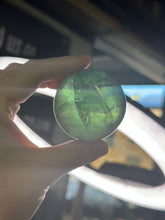 Load image into Gallery viewer, Ice green Fluorite Sphere #78
